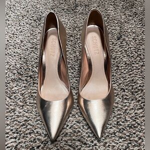 Schutz Gold Heels
